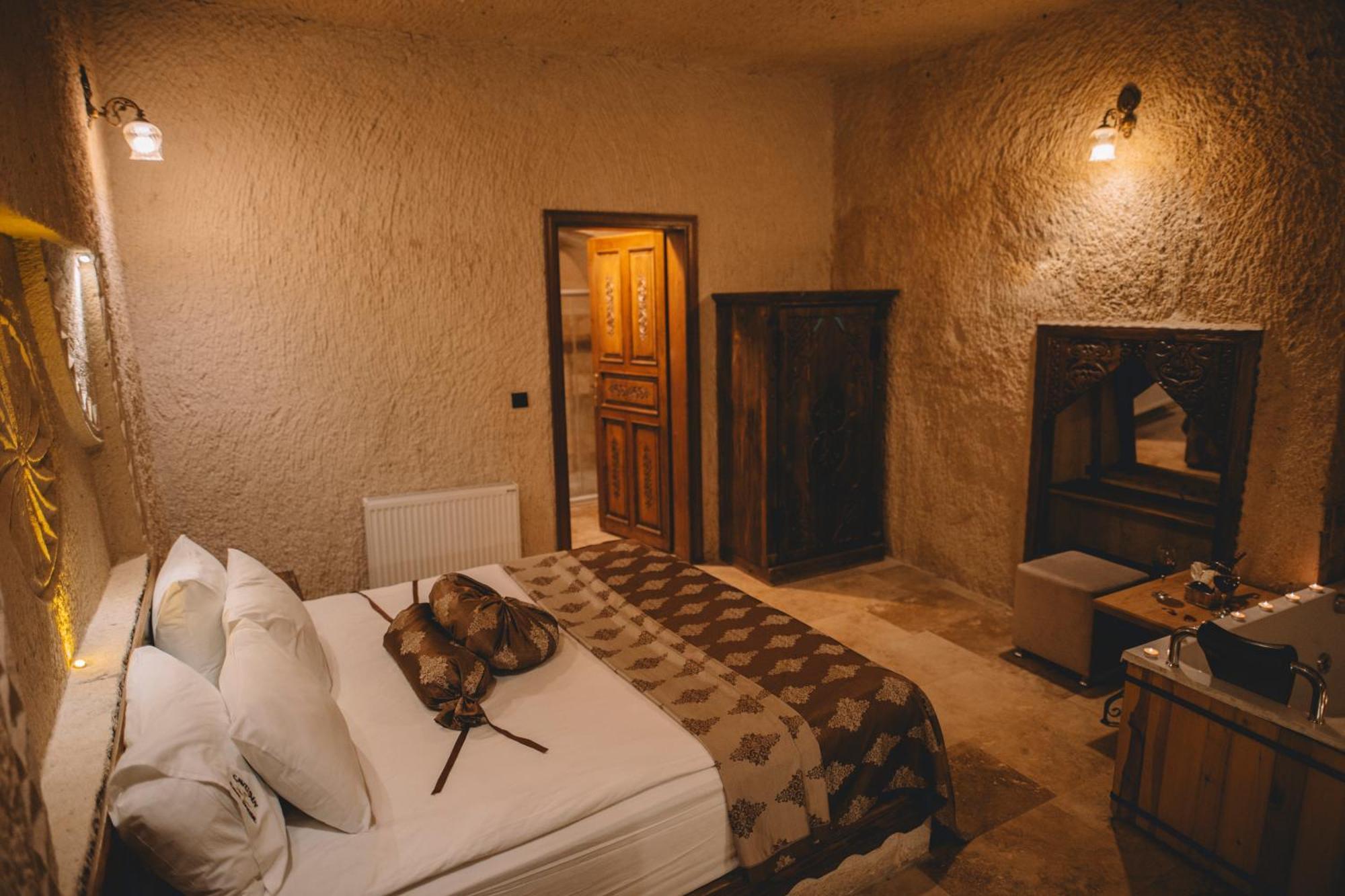 Bed and Breakfast Cavusin Cave House-Cappadocia Göreme Exterior foto